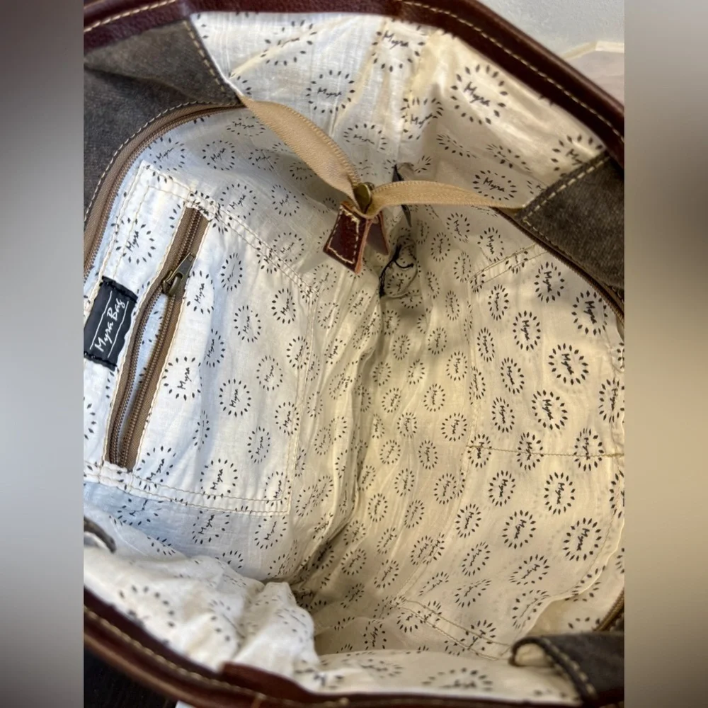 Myra Bag Blue Eternity Tote Bag NWOT